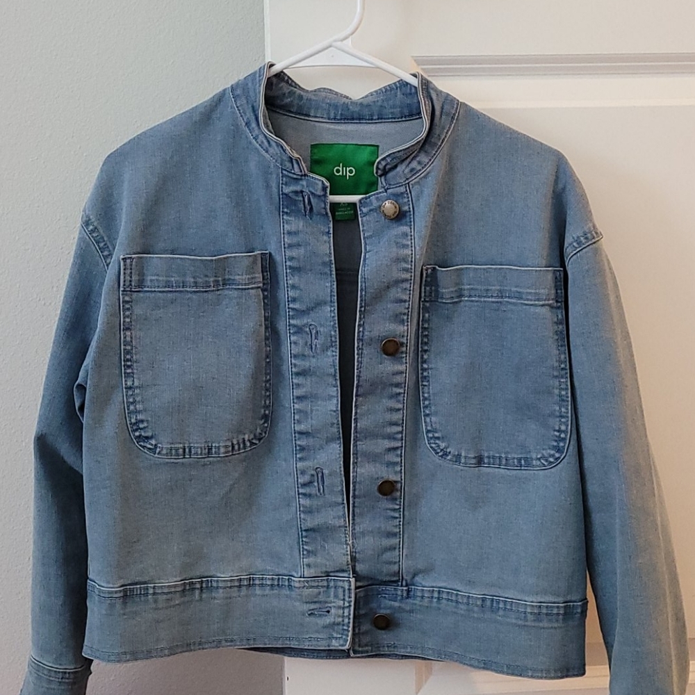 Dip jean jacket